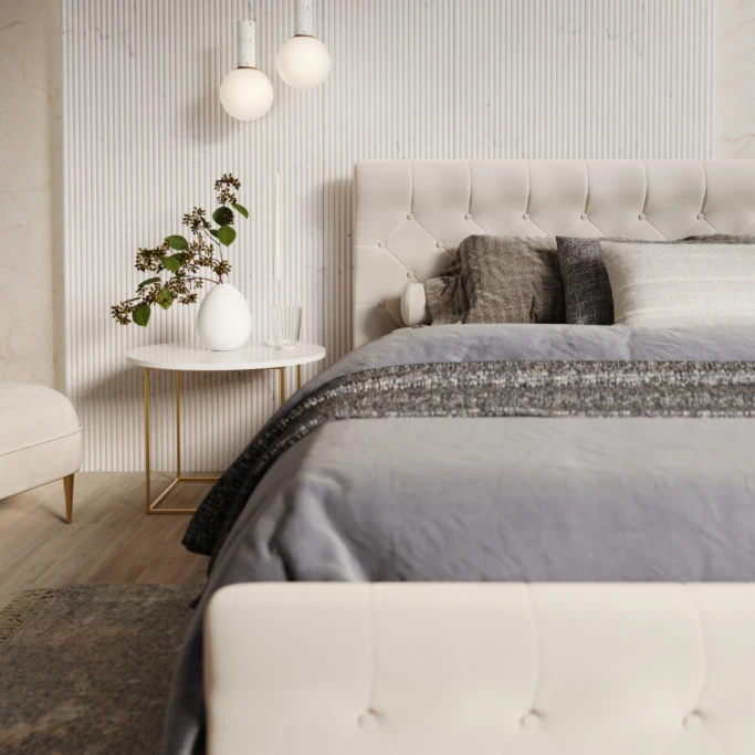 Glamour modern în dormitor - ce mobilier și accesorii să alegeți?