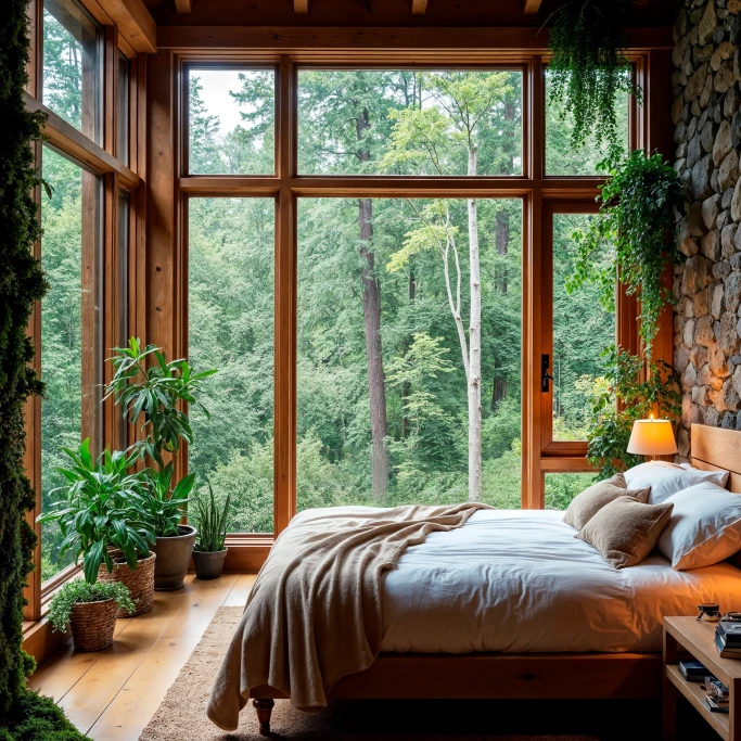 Natura în dormitor - ce accesorii și culori să alegeți?