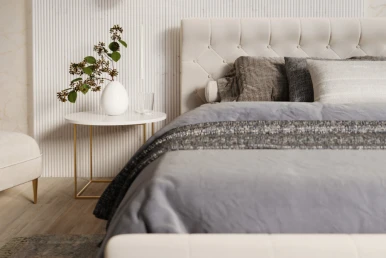 Glamour modern în dormitor - ce mobilier și accesorii să alegeți?