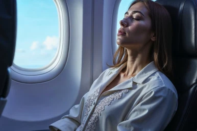 Dormitul în avion - cum poți adormi rapid?