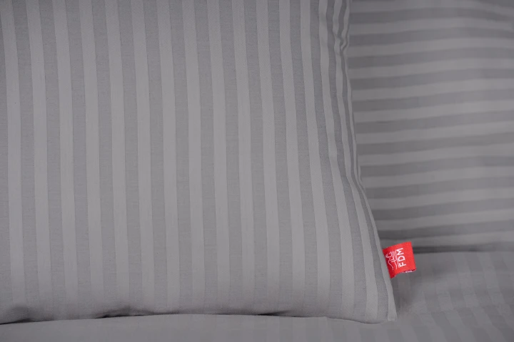 lenjerie de pat (set) 100% bumbac gri închis