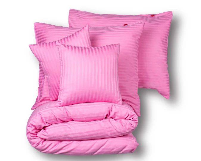 Lenjerie de pat din bumbac 100% roz (set)