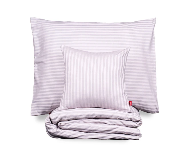 100% bumbac lenjerie de pat gri deschis (set)