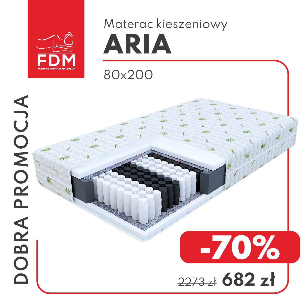 Promocja Mistrzowskie Okazje - materac ARIA