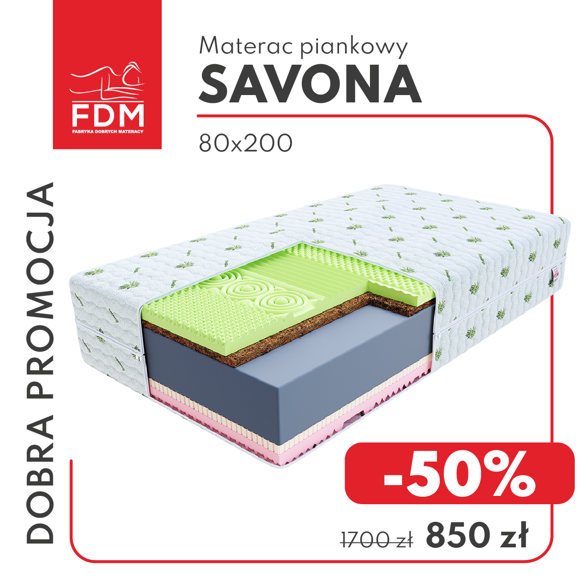 PromocjaMistrzowskie Okazje - materac SELECT MAX DOUBLE